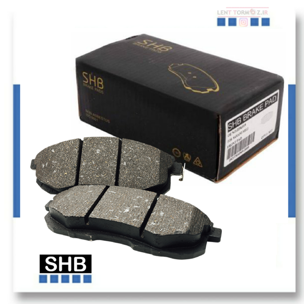 Front wheel brake pads of Kia Cerato, model 2006 to 2009, brand shb