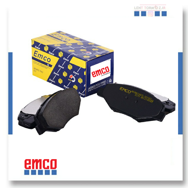 emco brand Renault PK front wheel brake pads