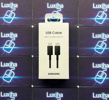 کابل شارژتایپ سی به تایپ سیSAMSUNG مدل NB-0009 به طول1متر- SAMSUNG Type C to Type C charging cable, model NB-0009, 1 meter long, with a 6-month luxury warranty 